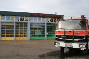 Allmo bei den Sapeurs Pompiers in Le Treport