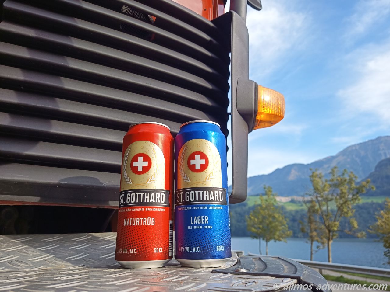 St. Gotthard Bier am Alpnach See