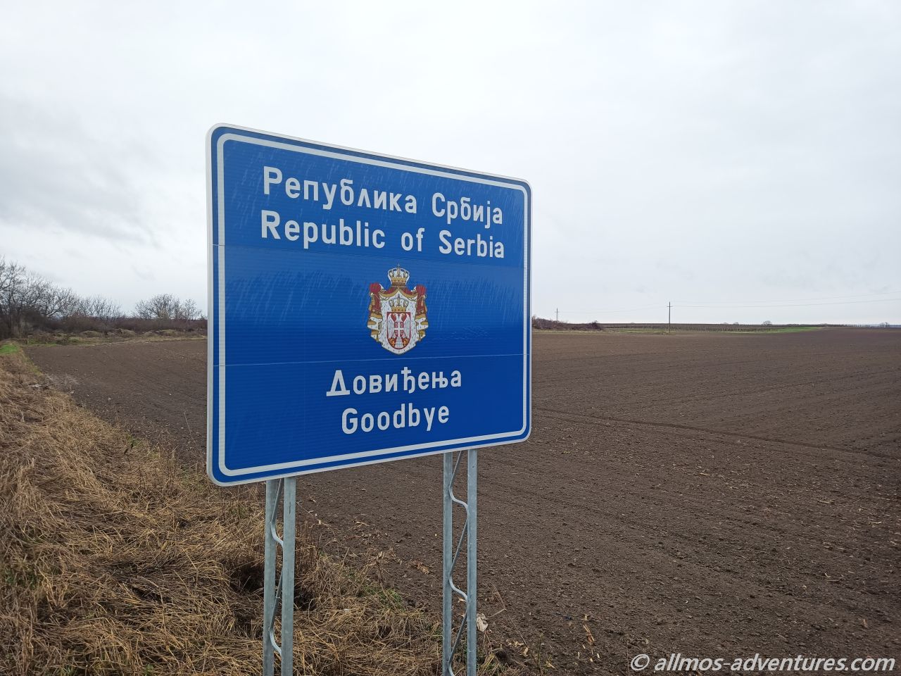 wir verließen Serbien