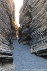 Las Grietas am Morgen - der erste Canyon